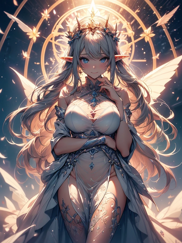 最high quality、1 woman elf and lot of cats,
pray、Hands in prayer pose、NP: Worst quality ,flower fractal fine art Bigger on the front、 Beautiful sparkle,High-definition depiction, Realistic, 8k, Unity, ,Mosquito cowboy shot,Fairy Wings、Rainbow-colored wings、 light smile, Beautifully and vividly drawn, , Beautiful, beautiful, clear skin、A beautifully decorated magic wand with a sparkling glow、 dress , , Beautiful Forest、Beautiful Landscape、 Romanticism,mosquito。 The most beautiful form of chaos, Mr..々color, Intertwined flowers, P article,Magical gentle light,smile,,image quality、masterpiece、Beautiful Face、Super beautiful elf woman((Big breasted 22 year old office lady、Bust 90,Beautiful long ironed hair、Brown Hair、height: 165cm。、Esbian、、high quality、、Visual Arts、最high quality、1 womanエルフ NP: Worst quality ,Flower fractal art Marble pillar、、、light、Beautiful radiance,High-definition depiction, Realistic, 8k, Unity, , light smile, Beautifully and vividly drawn, , Beautiful, beautiful, clear skin、 ((see-through bodystocking,))Countless rays of light pouring down, Swirling Light, big background, , Intense light is emitted from the magic flower circle in front of the girl. Romanticism,Cowboy Shot: The most beautiful form of chaos, Mr..々color, Intertwined flowers, Particle,magical gentle light,smile,,image quality、masterpiece、Beautiful Face、Super beautiful elf woman((Big breasted 22 year old lady、、Bust 90,Beautiful long ironed hair、、height: 165cm。、Esbian、、high quality、Visual art、Written boundary depth、、Elf Ears、、universe、Happy smile、Gentle light、Elf forest、elegant、ticker beautiful decorative、、magic、forest、Beautiful tiara、Beautiful bed、A kind smile、wonderful、Fluttering petals、Dance happily、、Cultivate fantasy、、Mystery light Lots of flowers、、art、art,mystery,Ultra-high resolution,atmosphere 最high quality、