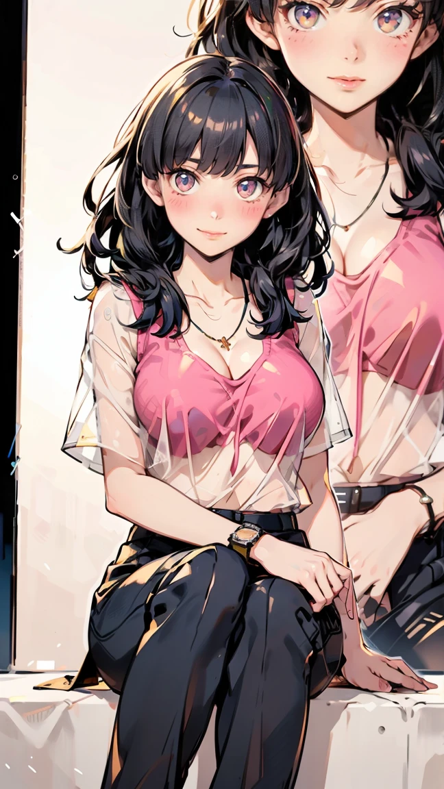 sketch, ((((highest quality)))), (((Ultra-precision CG 16K))), (((masterpiece))), (((Very detailed))), (((Extremely detailed))), (((Black outline:1.3, Written boundary depth:1.3 , Written soft outline))), Blur, Bokeh, Maximum clarity and sharpness,Multilayer Texture, Surface Shading, Cinematic lighting, Beautiful details sparkle ,Perfect Proportions, Limited to one woman, BREAK accurate, Anatomically correct, Highly detailed face and skin texture, drawn in detail, Highly detailed facial and skin texture, Detailed eyes, beautiful hair, Beautiful Japanese Idol face, Beautiful and beautiful eyes, Beautiful body, Beautiful breasts, Beautiful thighs, Beautiful legs, Beautiful fingers, (Beautiful views) , skinny body, ((Beautiful Skin)), ((Skin Texture)) BREAK breast enlarged, large Breasts, perky breast, (blush, smiling:1.3, brown eyes, pink cheek, Double eyelids, Thin eyebrows, narrow eyes:1.3, Natural cheeks, Glossy skin, Fair skin:1.2, (Glossy lips:1.4, shiny lips: 1.4 ), high school student, Attractive adult woman ) , Long-Hair:1.3, straight-Hair:1.3, Hair Intake, Inner hair color, [(gradient hair from navy to yellow:1.4):0.4], BREAK (spring-casual, wearing see-through outer-outfit) , nail art, necklace, Bridal Ring, wearing a watch BREAK (Sitting on the floor holding your knees,  from front, from below, bust up, closeup breast ,plaster figure , sculpture , statue)
