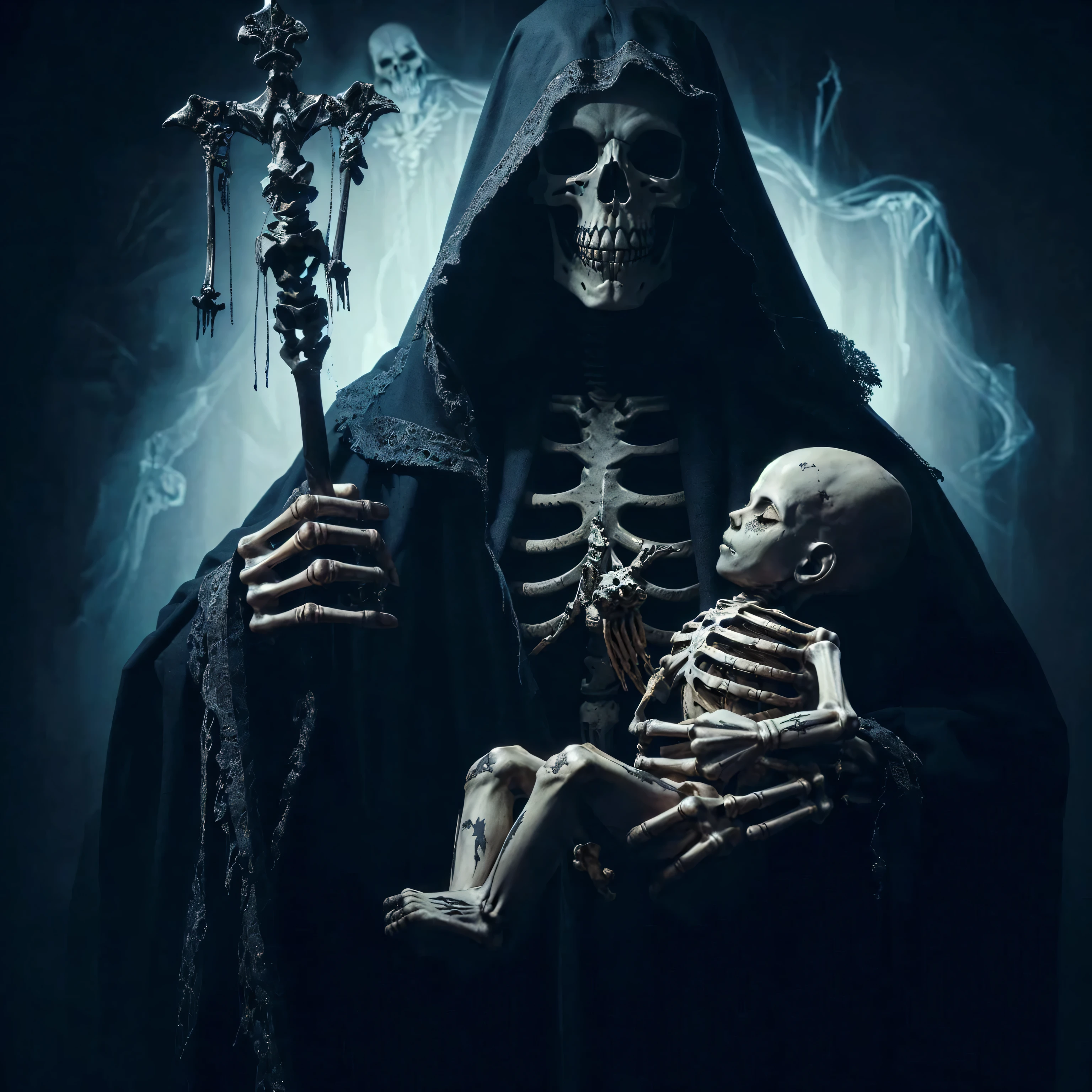 I never felt it,I gave birth to a child with ten fingers in my bones,It will be related to me without blood