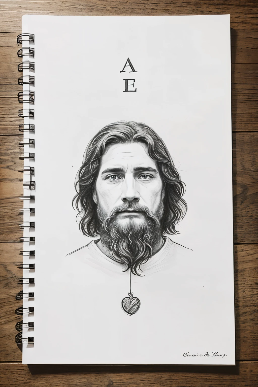 A drawing about philosophy and Christianity