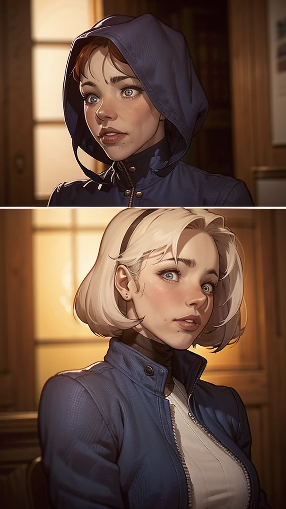 tem uma mulher com uma jaqueta preta e uma gargantilha vermelha, garota de anime na vida real, Alena Aenami e Artgerm, Retrato de Sophie Mudd, impressionante retrato de rosto de anime, Alena Aenami e Lilia Alvarado, aenami alena, Eva Ventrue, Anastasia Ovchinnikova, anime hiper realista, retrato suave fotografado em 8k, cosplay realista