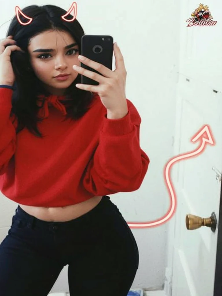 Chica latina desnuda