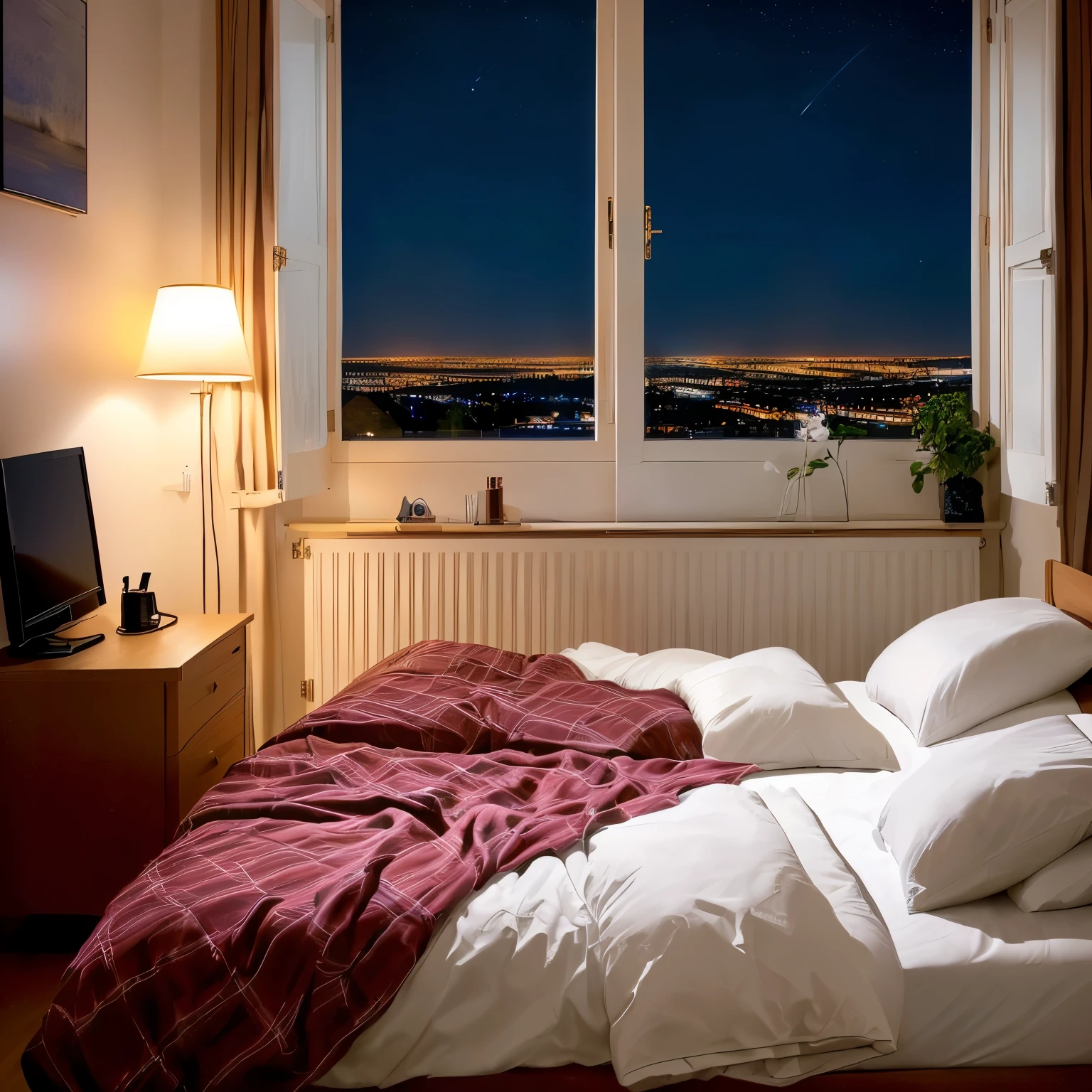 near bed，Scenes，night，