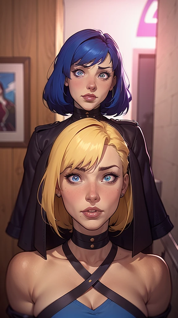 tem uma mulher com uma jaqueta preta e uma gargantilha vermelha, garota de anime na vida real, Alena Aenami e Artgerm, Retrato de Sophie Mudd, impressionante retrato de rosto de anime, Alena Aenami e Lilia Alvarado, aenami alena, Eva Ventrue, Anastasia Ovchinnikova, anime hiper realista, retrato suave fotografado em 8k, Cosplay realista
