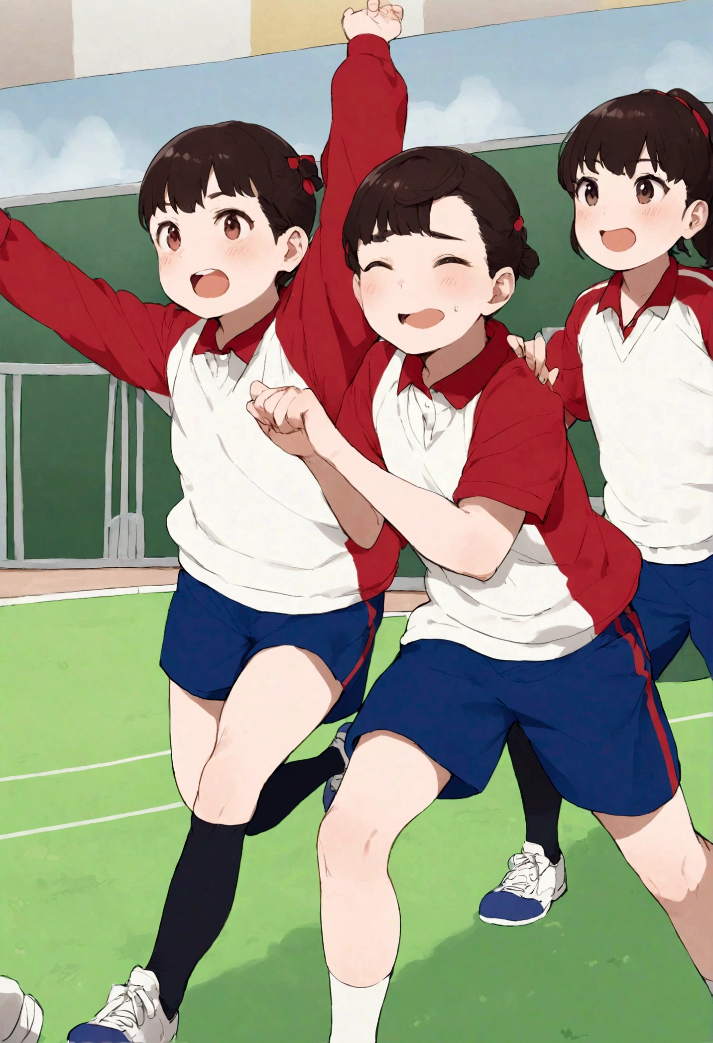 primary school、１０Children of Man、Schoolyard、Having a sports day