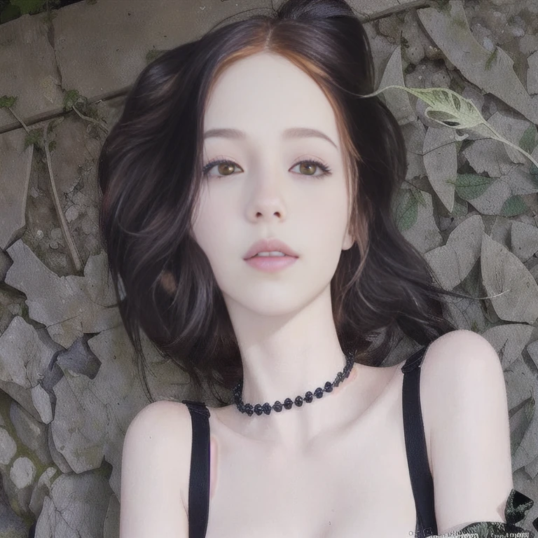 Poison Ivy, full body, close up, graceful curves, extreme beauty, in beautiful garden, (masterpiece, best quality:1.2), beautiful face, anatomically correct,