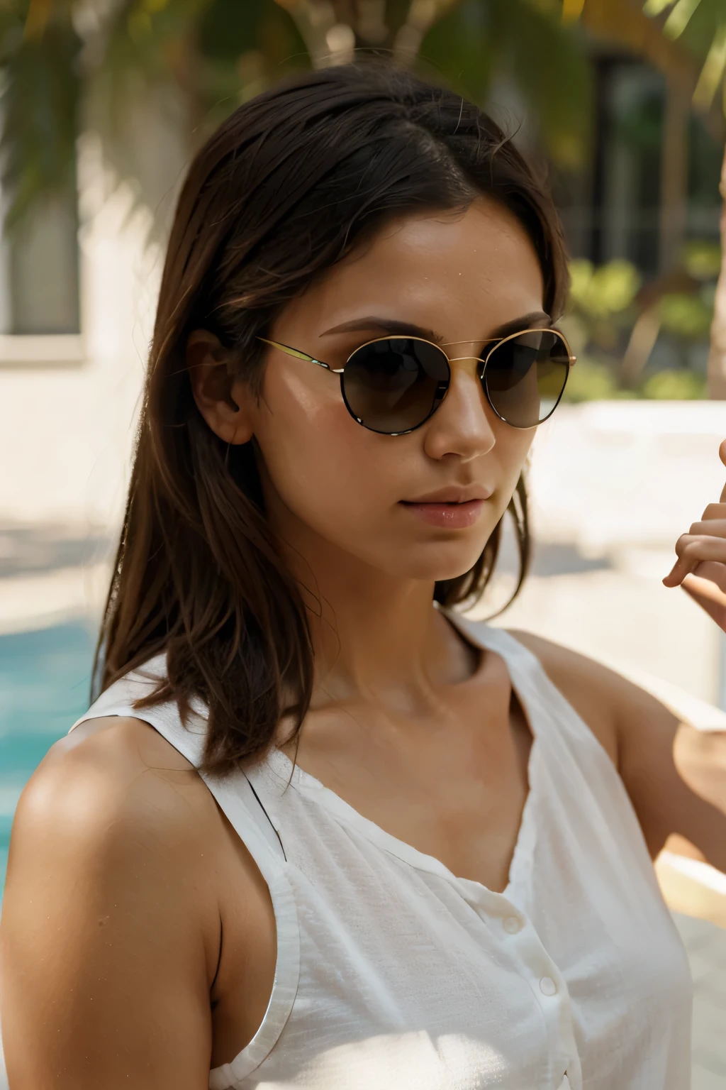 Add a sunglass