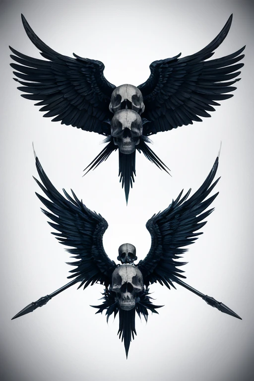 Skull and Wings