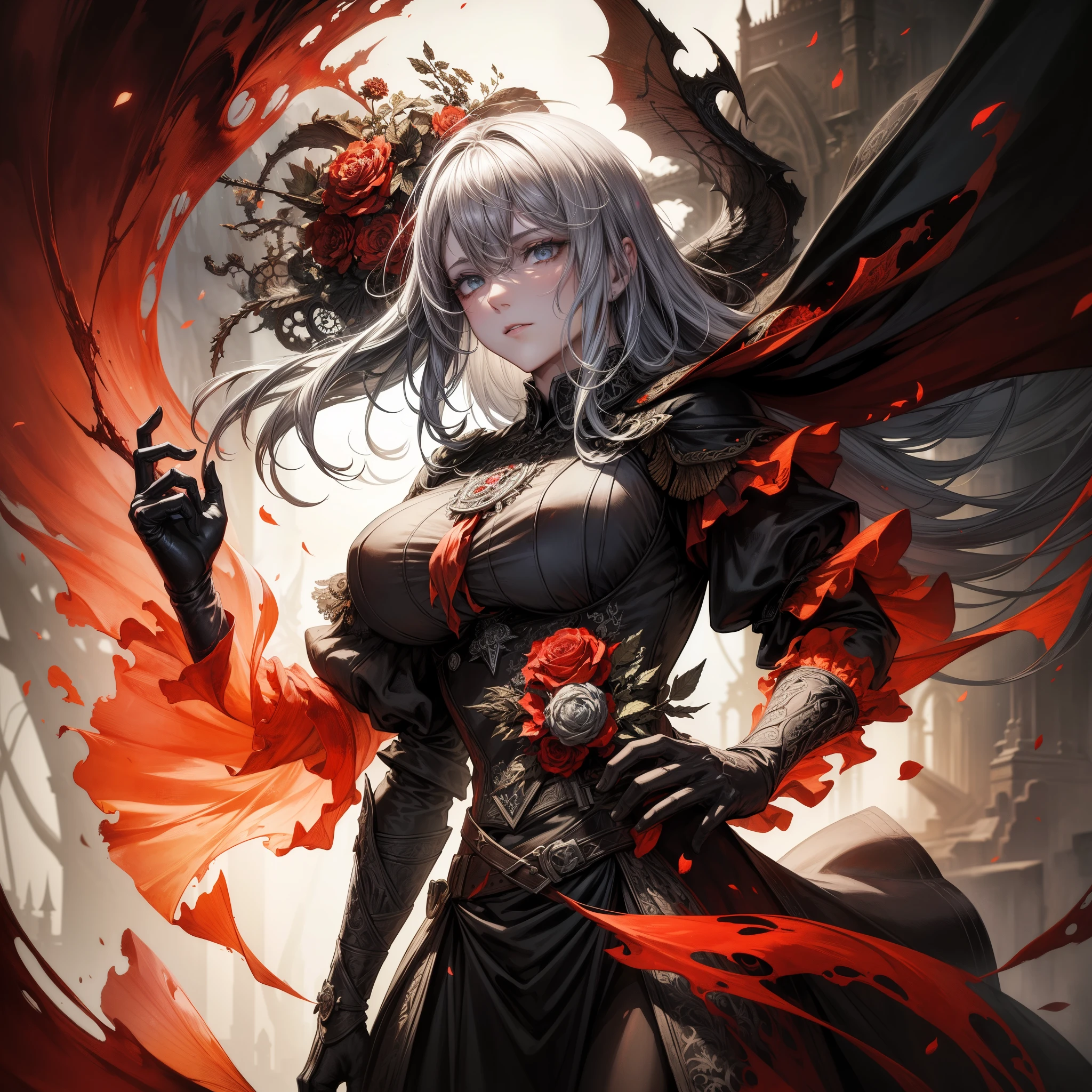 masterpiece, best quality, (Kaiserreich Deutschland 2077) by (Carne Griffiths), by Alexander Jansson and Arthur Rackham, ((black:1.0), (white:1.0), (red:1.0)), masterpiece, best quality, (Kaiserreich Deutschland 2077) by (Carne Griffiths), by Alexander Jansson and Arthur Rackham, ((black:1.0), (white:1.0), (red:1.0)), handsome, surreal, dramatic ambient light, sharp focus, artistic, fine detail, perfect cinematic color, intricate