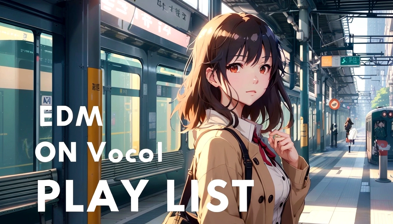 Close-up of a person standing on a train platform, vocal, ( ( ( yoshinari yoh ) ) ), everyone, backup vocalists, vocalist, ( ( Makoto Shinkai ) ), To tell, Cute girl anime visuals, Visual novel key visual, Kantai Collection Style, From Girls Frontline, Visual Novel CG, ( Ilya Kuvshinov )