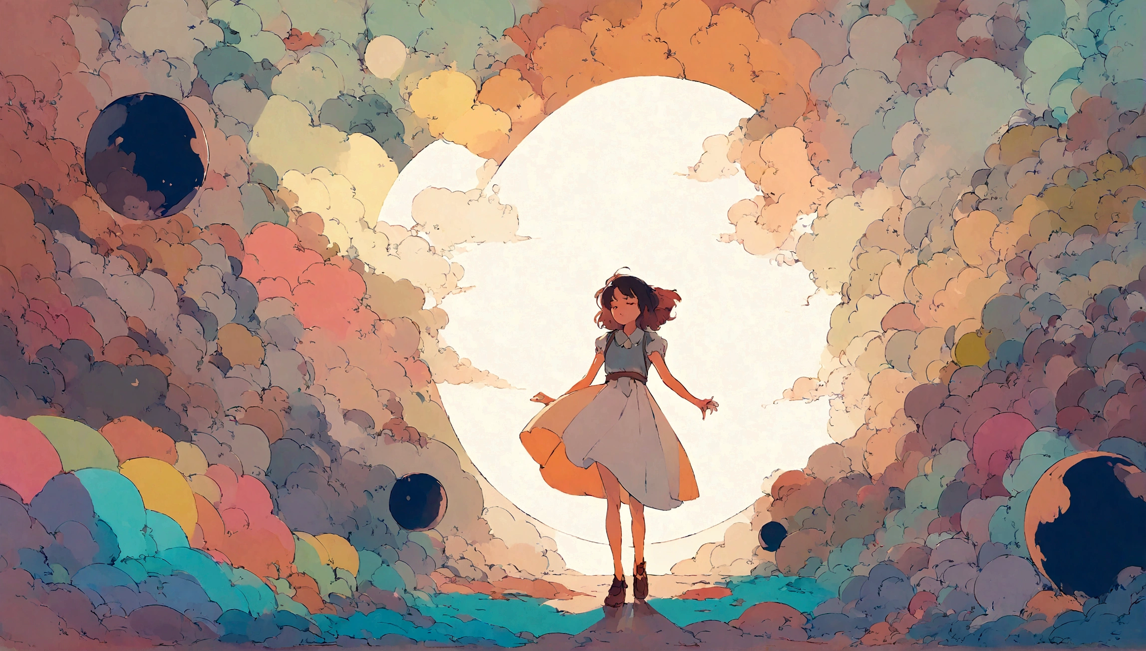 Album cover Lo Fi Vintage Nap Girl Afternoon Sunshine