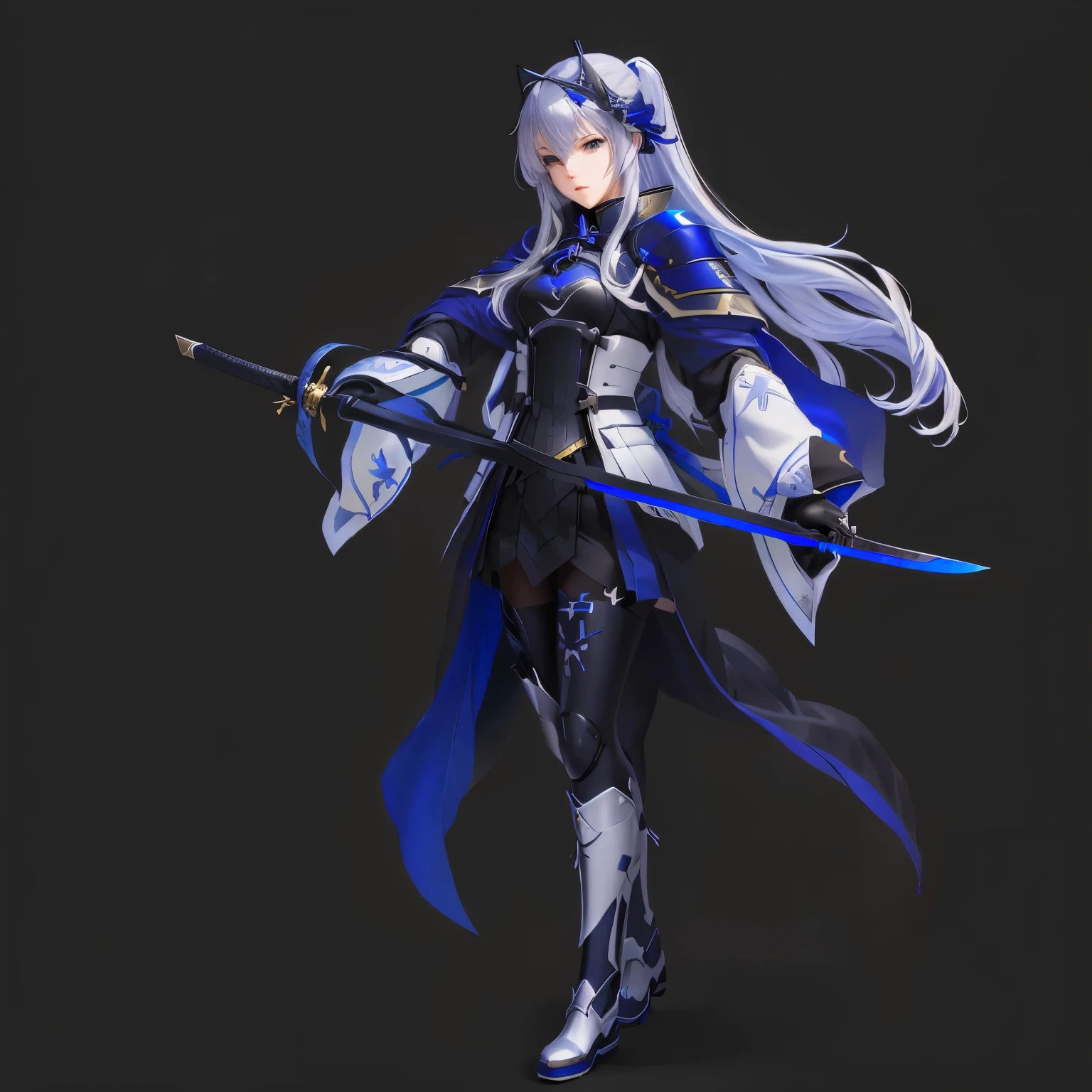 a close up of a person holding a sword and a sword, masamune shiro, knights of zodiac girl, katana zero video game character, anime style like fate/stay night, made with anime painter studio, vector shaded anime, hero 2 d fanart artsation, arcane art style, anime stylized, portrait knights of zodiac girl, ashe
