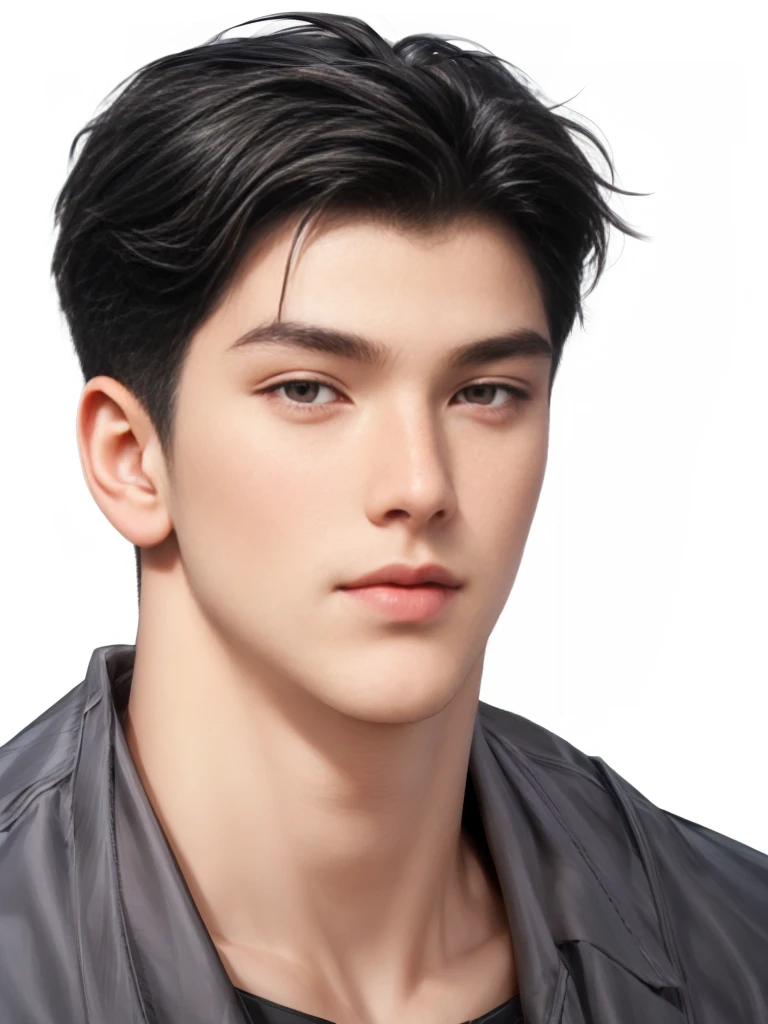 masterpiece, 1boy, young, handsome, black hair, undercut hair, perfect face, detailed eyes and face,black eyes, clean shaved, muscular, capturing a rural atmosphere, dynamic lighting, unreal engine 5