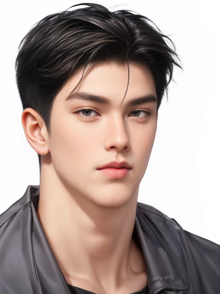 masterpiece, 1boy, young, handsome, black hair, undercut hair, perfect face, detailed eyes and face,black eyes, clean shaved, muscular, capturing a rural atmosphere, dynamic lighting, unreal engine 5