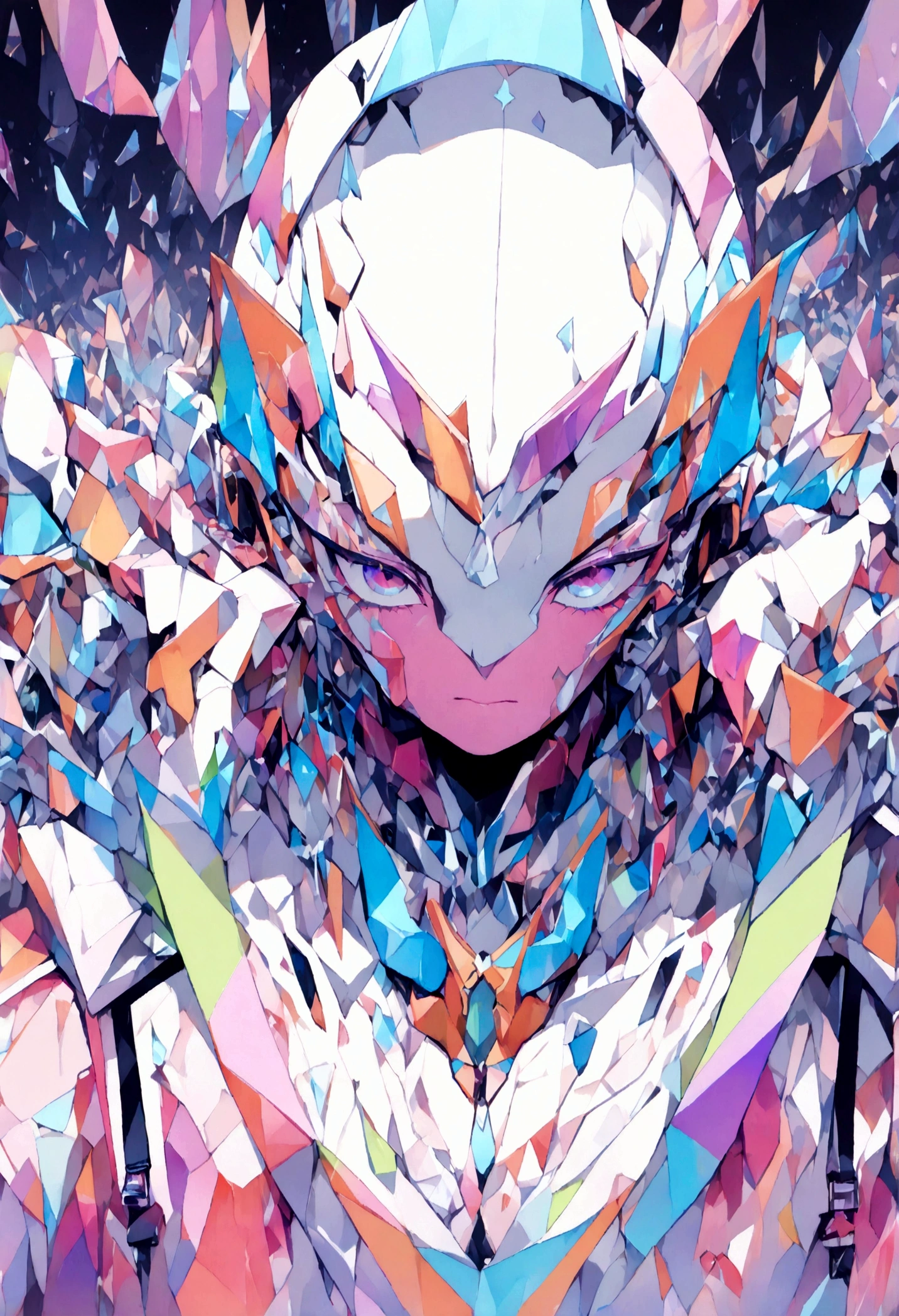 male, Bright design, pastel colour, Drops of ink, ((masterpiece:1.3)), ((highest quality:1.3)), ((Ultra_detailed:1.3)), DJ, Upper body close-up shot, Observe the crowd