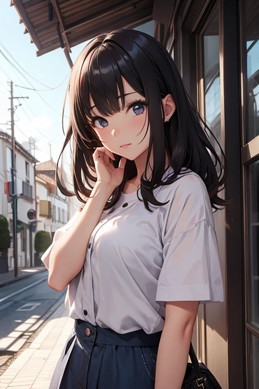 Girl enojada