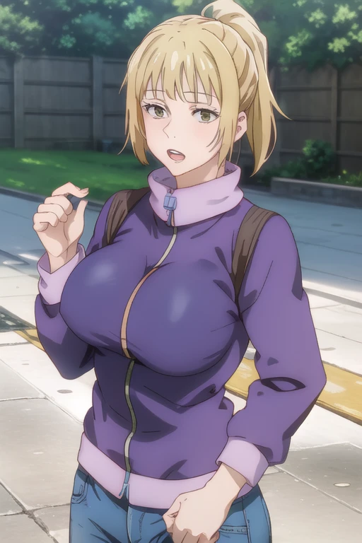  Maki Zenin big tit busty ((mejor calidad)), ((obra maestra)), (detallado), cara perfecta