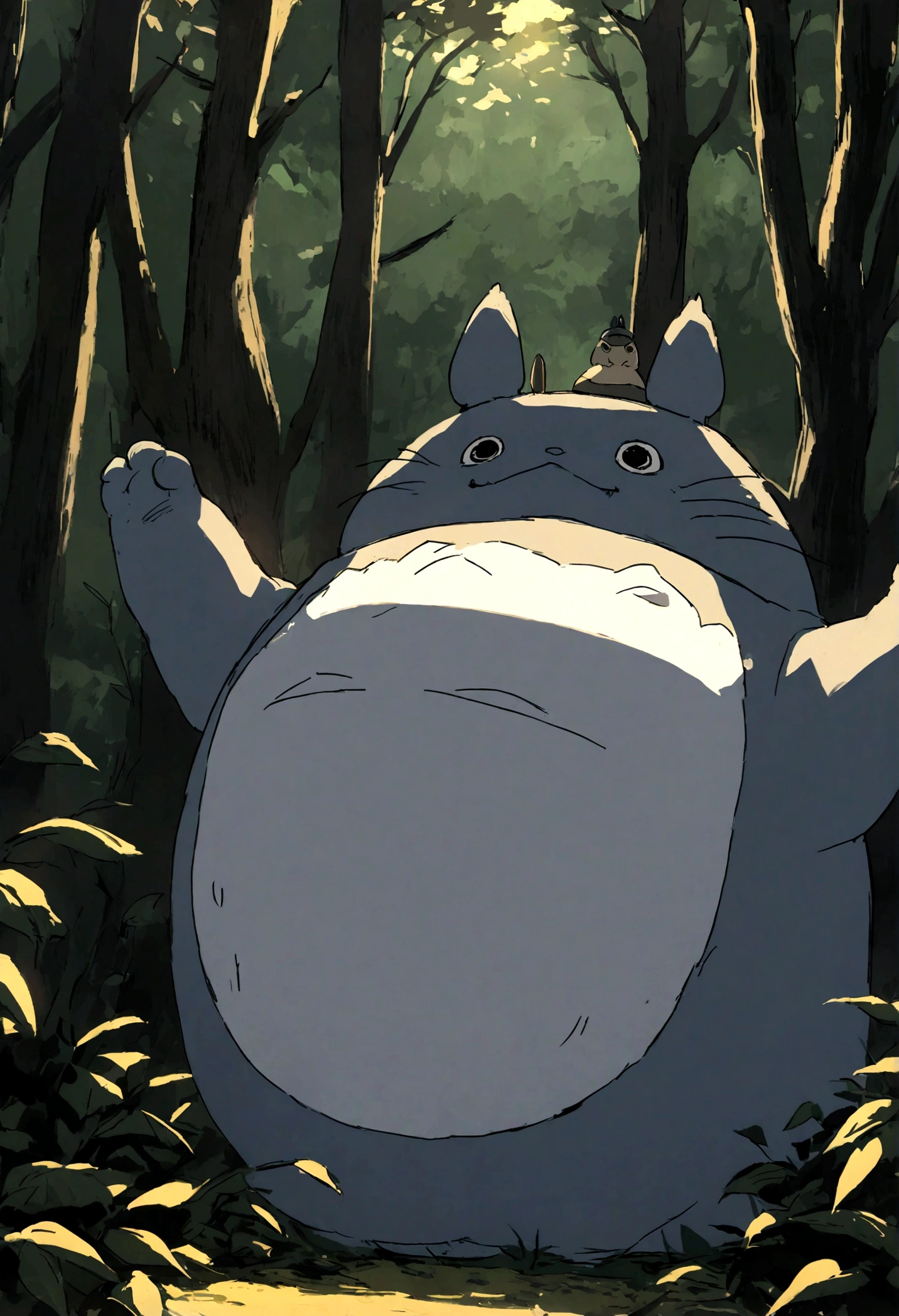 Totoro, Equip , arms, In the woods,no man