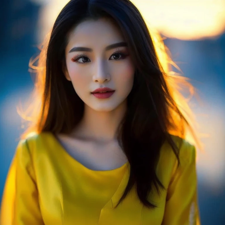 Asian woman, Araaf, ponytail, traditional chinese, Chinese dress, traditional chinese clothing, ancient chinese clothing, สวมChinese dressโบราณ, Tailoring a suit according to tradition, Chinese woman, Chinese princess, Empress of China, Wear a luxurious silk dress.