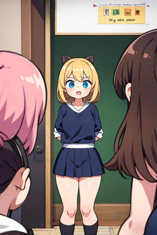 Group of girls bullying you
