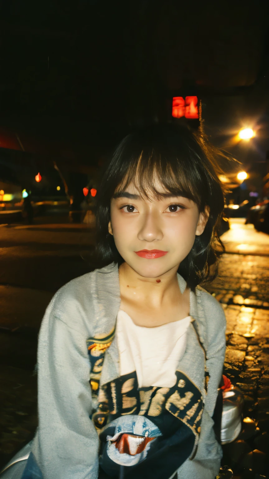 girl snapshot、Portrait、film、It looks like it.、City of night、nude、shorts, freya - jkt48