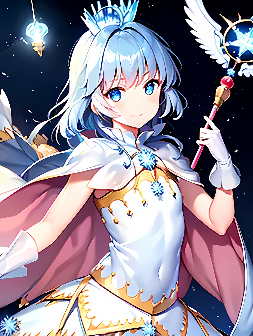 Clear background,Girl、Brave、Beautiful and elegant armor、Plate Armor、Chainmail、Cape、Cape、Small Crown、tiara、Amulet、pendant、bracelet、ring、A large legendary sword engraved with magical powers and symbols.、Powerful Shield、courage、Decisiveness、leadership、Responsibility、Feeling for friends、Dedication、sincerity、Justice、Excellent swordsmanship、High protection、magic、Big eyes、Long Hair、Elegant style、Beauty and charm,smile