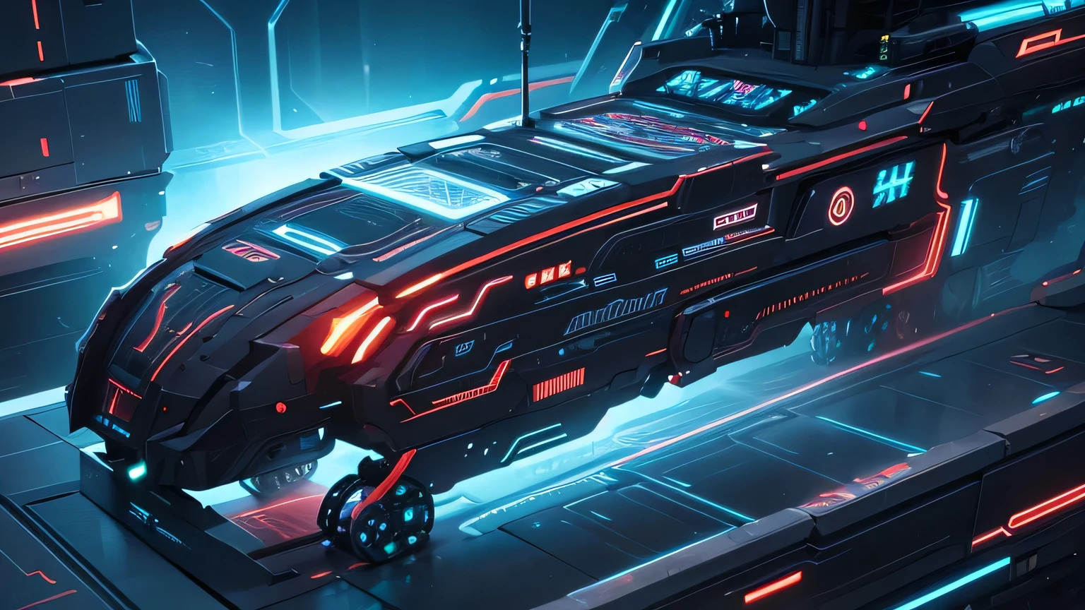 A highly detailed and complex abstract digital art background, intricate futuristic machinery, mechanical gears, circuits, glowing neon lines, metallic textures, dynamic energy flow, cinematic lighting, rich color palette, award winning, artstation, digital painting