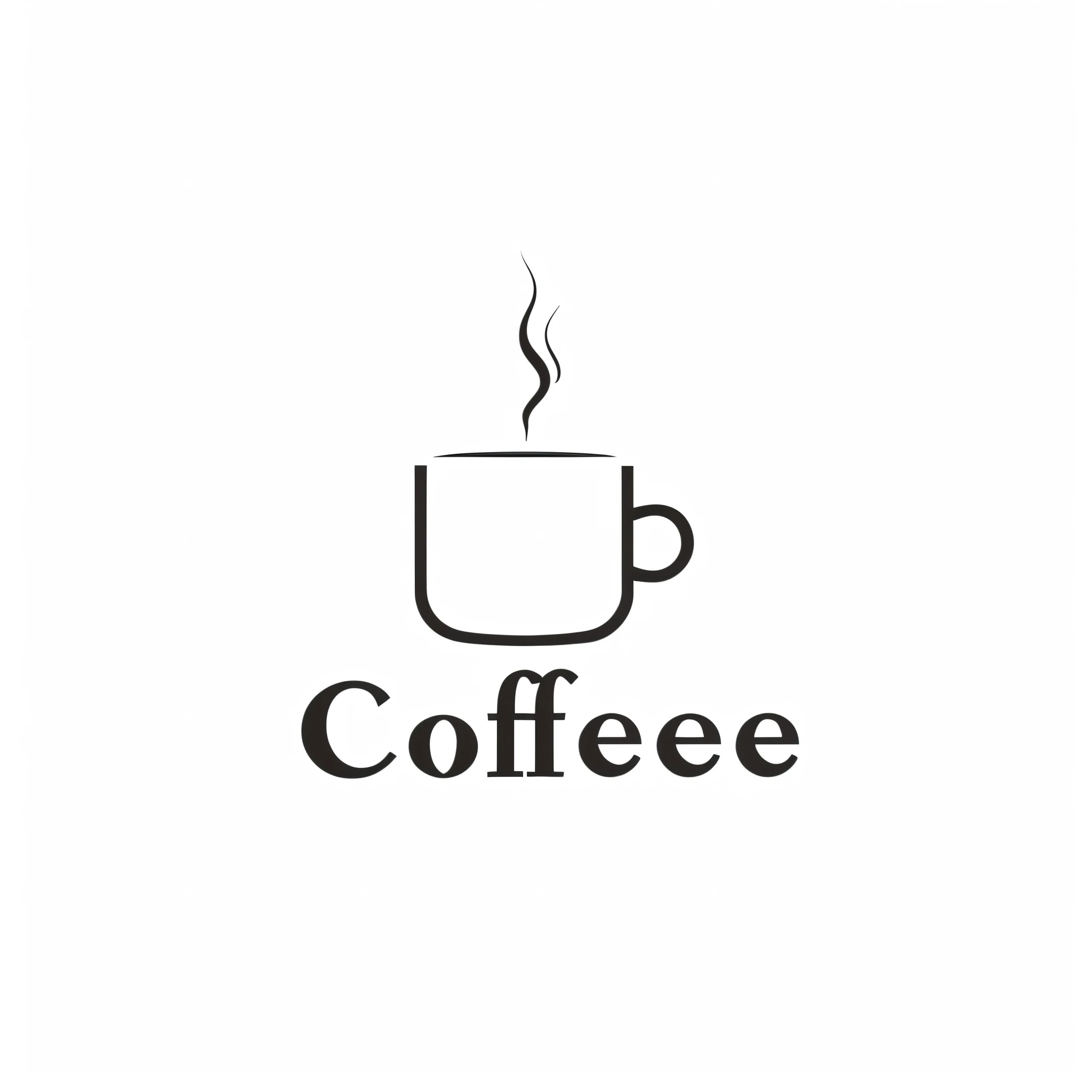  An ultra minimalist illustration of a [coffee] cleverly represented using the word 'SUBJECT'. The letters of the word 'coffee' are arranged to form the shape of the [coffee], with no additional shapes. The design focuses on the letters creating the structure of the [coffee], with clean lines and a focus on essential elements only. The letters are in black on a white background, creating a clear and recognizable [coffee] shape with minimal detail,