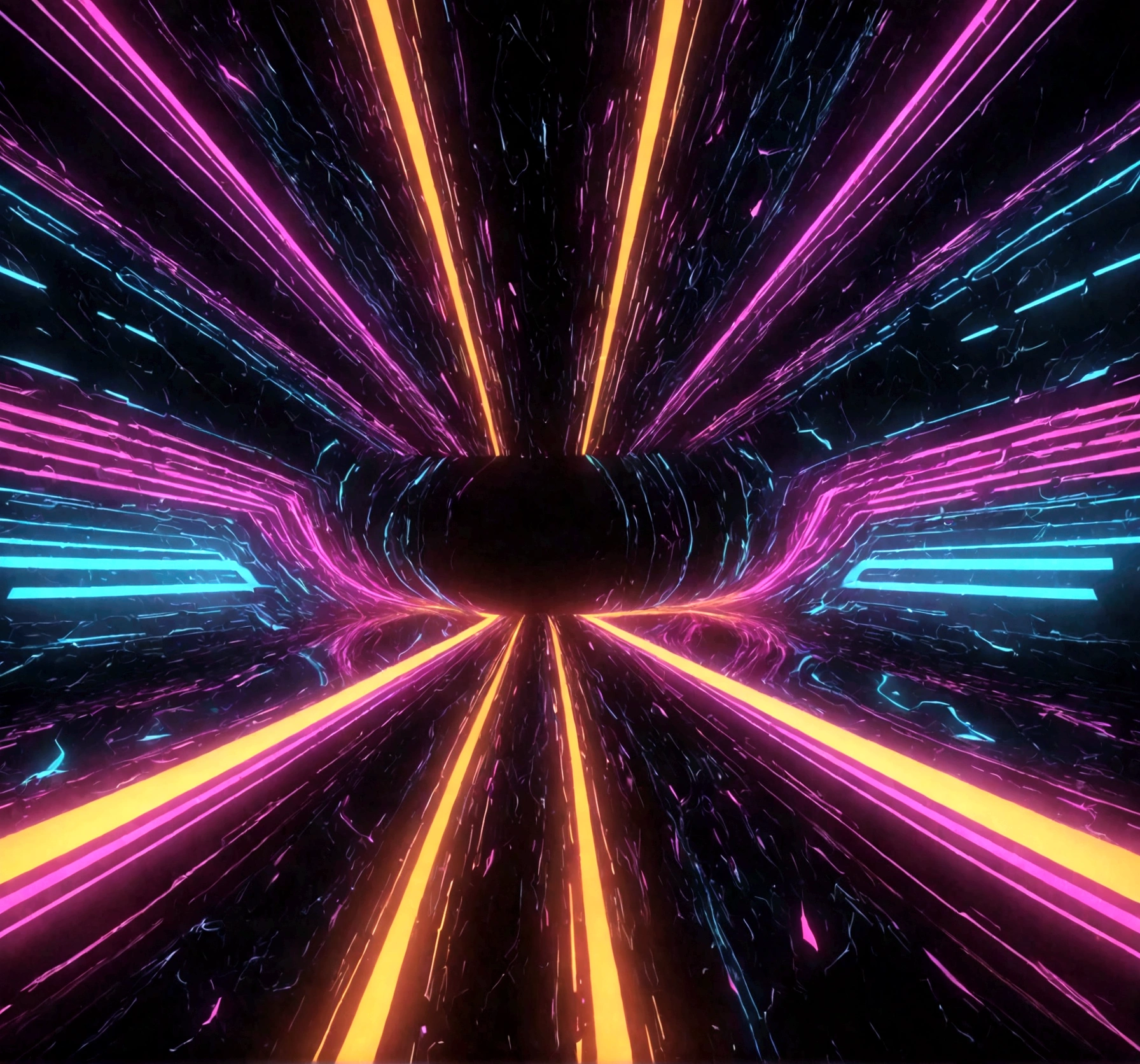 a highly detailed and complex abstract digital background, 3d render, glowing neon lines, dynamic energy flow, cinematic lighting, best quality, 8k, hyperrealistic, volumetric lighting, dramatic colors, vivid, photorealistic, cinematic composition, stunning visuals, intricate details, seamless, mesmerizing, futuristic, moody atmosphere, vibrant palette, mesmerizing, hypnotic, otherworldly