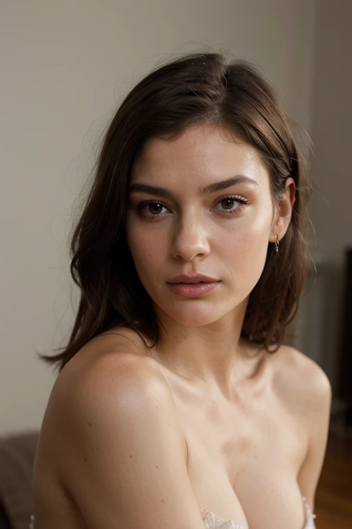 a pretty realistic French woman's head