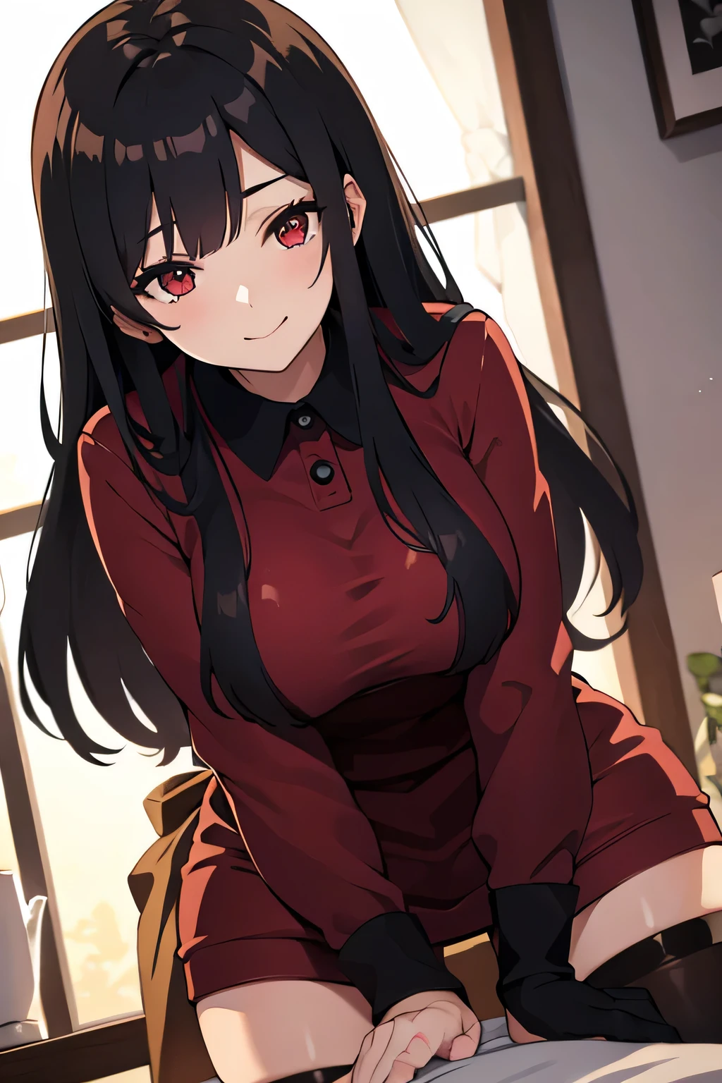 Shinomiya Kaguya, Shinomiyakaguya, Red eyes, small breasts, list brook, black fur, Red eyes, naked, saliva, after the kiss, trace of saliva, saliva thread, blush, pubic tattoo