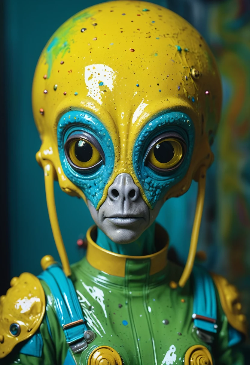 8K, ARTISTIC photogrAphy, best quAlity, mAsterpiece: 1.2), A (potrAit:1.2) Don Bluth Style  ASTRONAUT Cthulhu yellow Toon Doll, full body RAW candid cinema, cyan hair, 16mm, color graded portra 400 film, remarkable color, ultra realistic, sad admosphere, dark lighting, oppressive atmosphere, depressive colors, kodak portra 400, photograph,r, Natural Light,  Pinhead lighgts, blur reflection, Brush Strokes, Smooth, abstract, Splatter, Oil On Canvas, rainbow colors, fractal isometrics details bioluminescens : a stunning realistic photograph of wet bone structure, 3d render, octane render, intricately detailed, titanium decorative headdress, cinematic, trending on artstation | Isometric | Centered