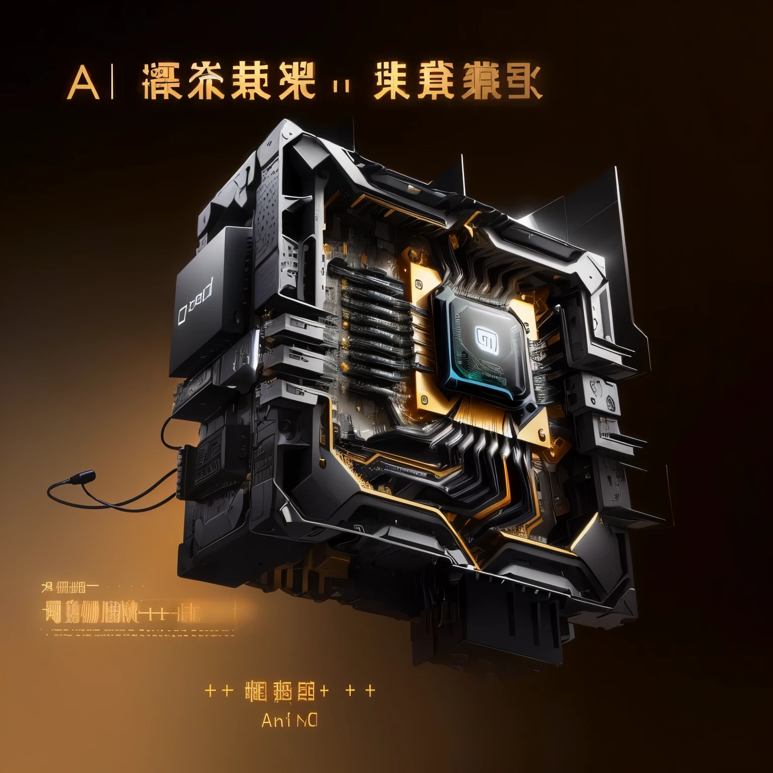 Close up of computer chip on white background, ( ( god king of AI art ) ), with AI theme, processor, Inspired by Ai Xuan, a cpu with human brAIns, topaz AI, nvidia AI, best AI image, the AI, cpu, AI, Octa core, AI art is souless, fAI, portrAIt of an AI,Frosted glass，transparent，Transparent，Ethereal