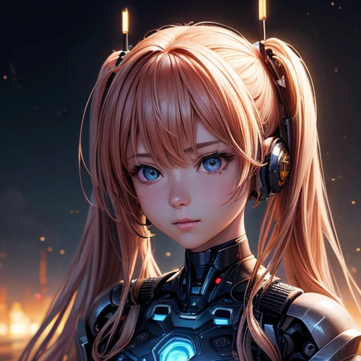 Super beautiful face, Mechanical body: 1.5, Online world background: 1.5, 19 years old, 150mm, Long Hair, Beautiful studio soft light, Vivid details, Beautiful background, Octane Rendering, 8k, highest quality, masterpiece, An illustration, So determined and beautiful, Very detailed, CG, Unity , wallpaper, (Realistic, photo-Realistic: 1.37), wonderful, In detail, Learning, highest quality, Official Art, Very detailed CG Unity 8k wallpaper, robot, whole body, whole body shooting, Sitting Twin tails Railgun