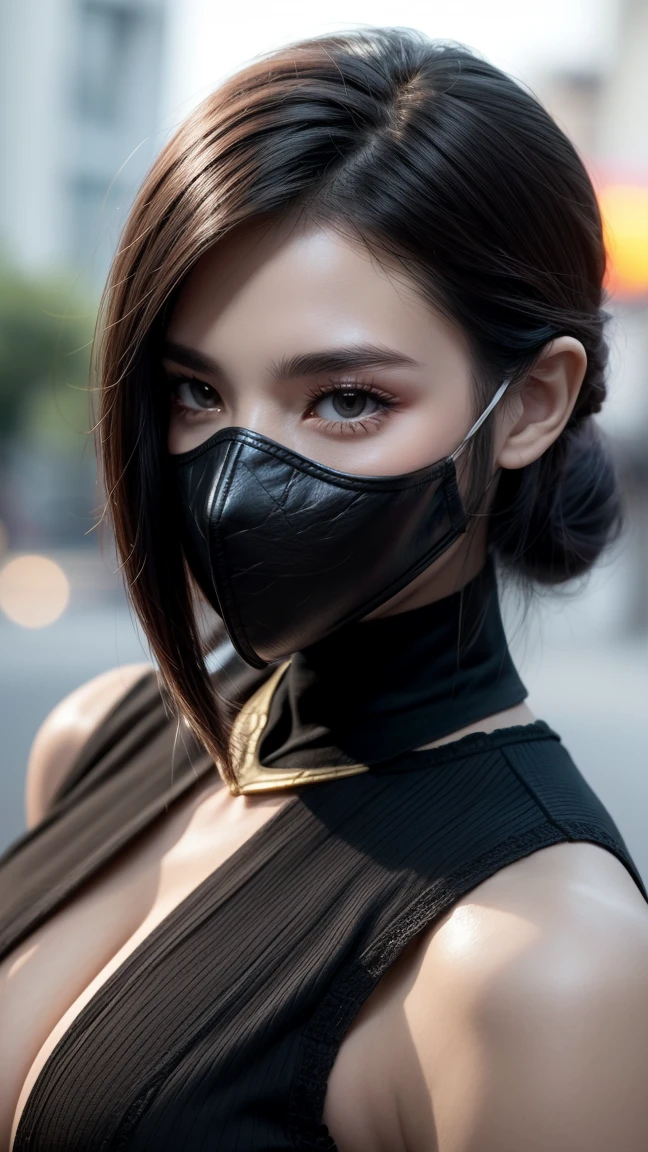 (Foto de alta qualidade, ultra realista, 8k, personagem do jogo MORTAL KOMBAT), Mileena super bela com seu traje roxo sexy, foto tirada de perto, close-up do rosto lindo, normal hands, dedos detalhados, obra-prima, (realista 8k, foto-realista: 1.37), realista detalhado, 1girl, cabelo muito longo:1.5, cabelo preto:1.2, olhos vermelhos:1.5, erotic, semi nua, olhos brilhantes, ((mortal kombat mileena)), ninja, armas, kimono, vestido de guerreira sexy ,((mortal kombat)), seios longos, seios grandes, (mamas gigantesca), pose de luta, olhar sereno, templo, meditation, Ninja Mask, cobri sua boca, eyes to the sky, (micro calcinha sexy, street vendor's foot, micro calcinha enfiado nas partes intimas, traje sexy), mask com presa , reflection, o fundo mostra a luz da lua, lua, flor de cerejeira, espadas, corpo quente erotico, roupa colada no corpo,