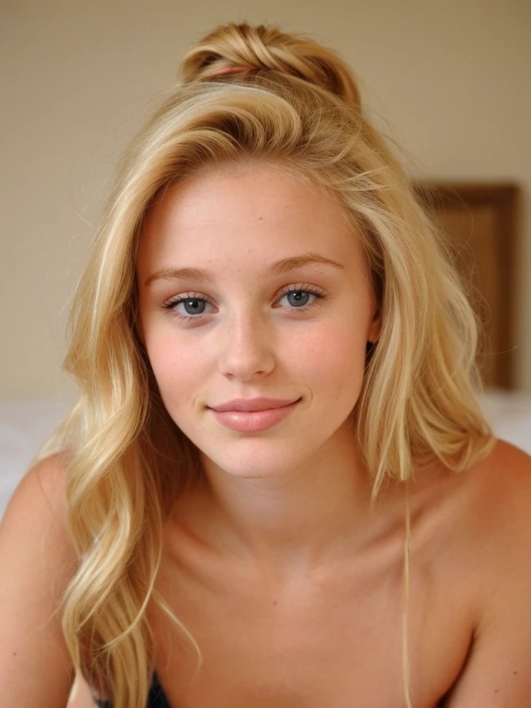beautiful blonde (doggy style on a bed on the verge of orgasm), very detailed, 21 ans, visage innocent, natural wavy hair, blue eye, high resolution, head of'artwork, best quality, intricate details, very detailed, sharpness, detailed skin, realistic skin texture, texture, detailed eyes, professionnel, 4K, charming smile, shot with Canon, 85mm, shallow depth of field, Kodak Vision Color, corps parfaitement ajusté, extremely detailed, Photo_\(ultra\), photorealistic, realistic, Post-traitement, Maximum details, roughness, real life, ultra realistic, photorealism, la photographie, 8k uh, la photographie