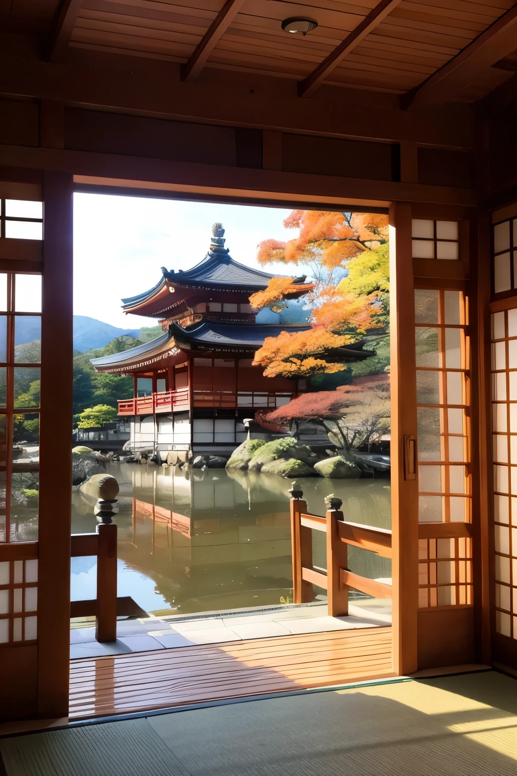 autumn、Kyoto、Linze Zong、Temple、