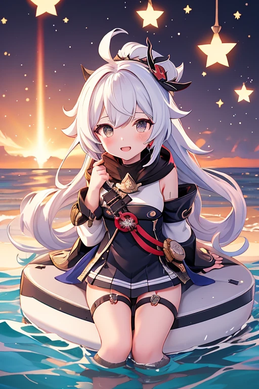 There are many anime characters on the wall,there is a star,Ark of Tomorrow,Ark of Tomorrow,grand order of destiny,Bravely Default II,Clear RPG portrait,Red Cliff,Characters from Azure Lane,fleet collection style,Genshin Impact,Kirokaze pixel art,HD artwork, kantai Collection Arcade, Video game Genshin Impact, Granblue Fantasy