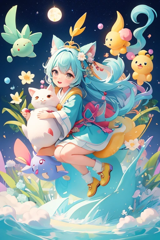 best quality,Super detailed,Realistic,(像素Art,概念Art:1.2),humor,天馬行空的imagination,quirky style,Cartoon creatures,Crazy combination,chaotic scene,funny,creativity,Art,mixed species inspiration,Pokemon style,Love to play、whimsical、Colorful、Playful、imagination、Mysterious atmosphere、Cute characters、unique design、fictional animals、eye-catching、Attention to detail、Colorful、expressiveness、Entertainment、Unconventional、Stimulate、various kinds,animal diversity,harmonious relationship,peaceful coexistence,animal world,Art表現,Beautifully illustrated creatures,Amazing fusion,hybrid animals,Unusual biological pairings,口袋妖怪Art風格,數碼寶貝關鍵Art,杉森健Art,Maki Haku,位圖Art,釋放imagination,charming depiction,Case,Interesting visual storytelling,Rich creativity,Wonderful composition,自然的Art靈感,迷人的Art作品,Rich narrative,whimsical的故事,Playful的詮釋,富有imagination的設置,獨特的Art表達,Lively and dynamic,images full of energy,stunning details,精心製作的Art品