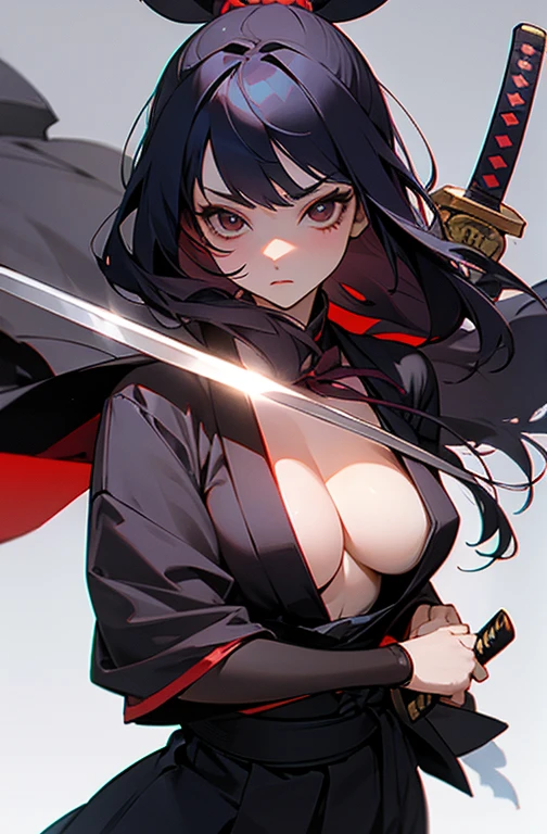 Aggressive Pose、Kunoichi、Female Ninja、Hardcore、Nipples、、Raped by a male ninja、Blowjob、Penis insertion、Pussy、Covered in semen、mole、Big Breasts、、Displeased、Ninja sword、violent、In the ninja house, forest, darkness, etc.、Dynamic Angle、masterpiece、best quality、ultra-detail、scar、Your clothes are torn、There are many male samurai、Sweat、Both eyes open
