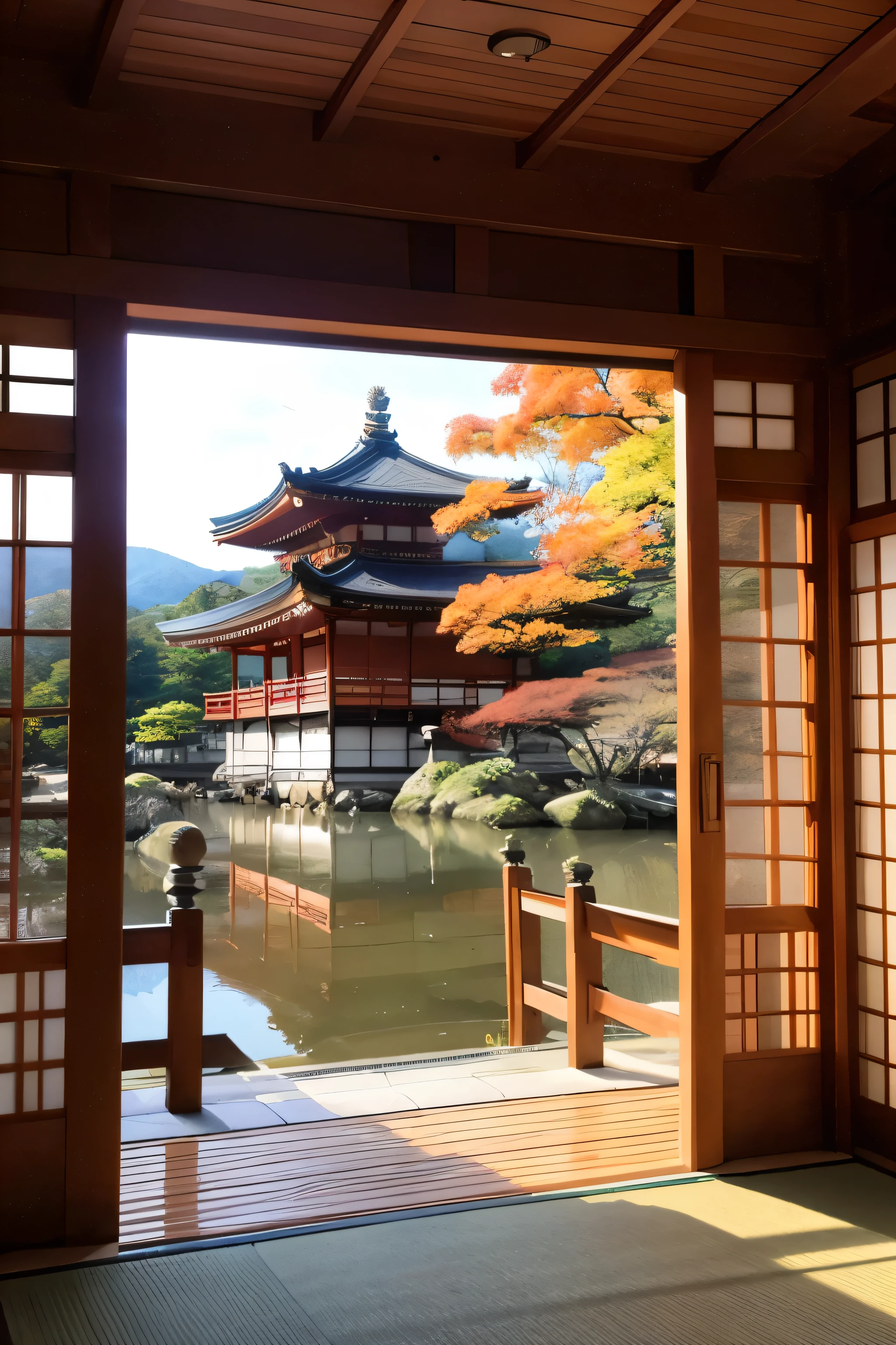 autumn、Kyoto、Linze Zong、Temple、