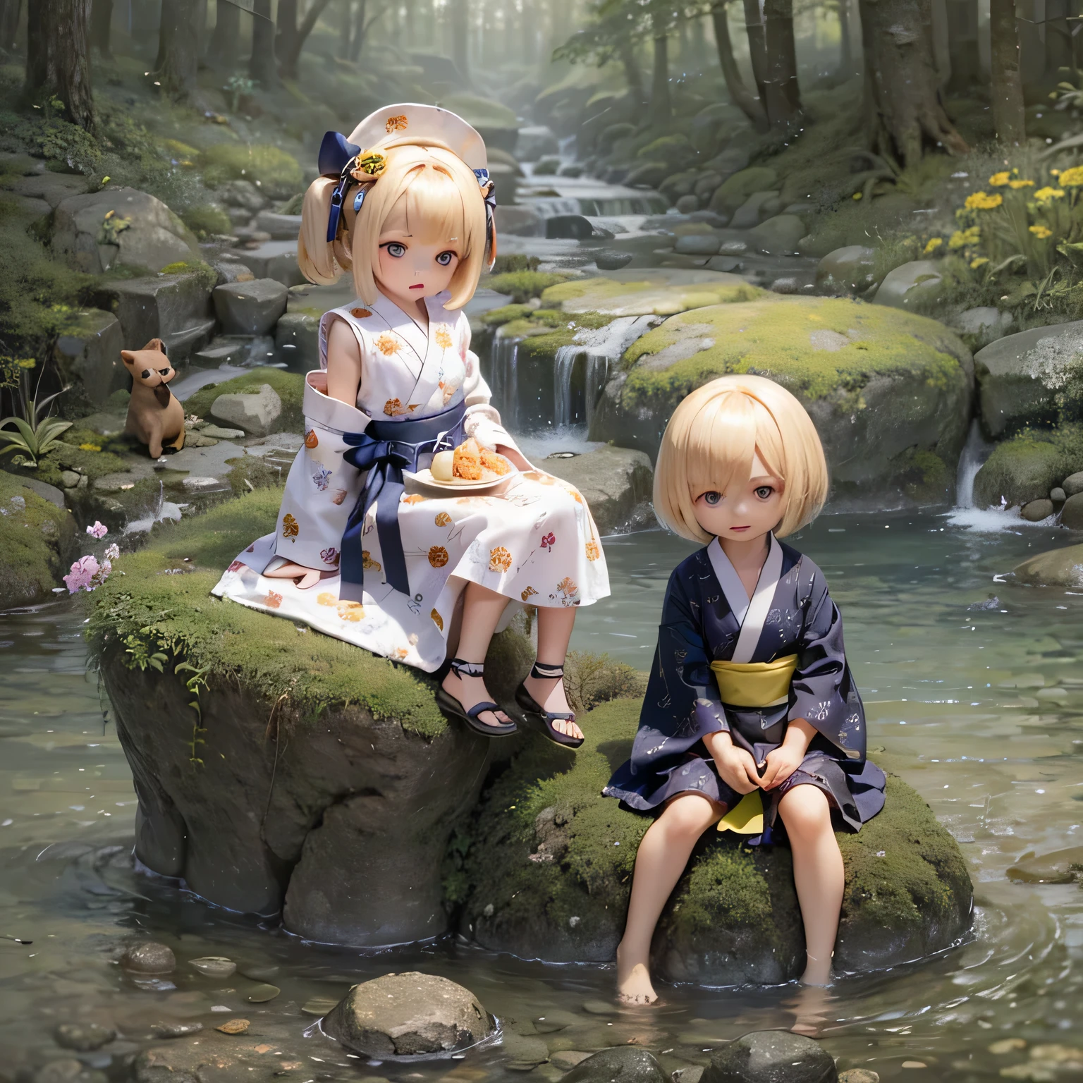 Armin Girls Chibi Yukata Hot Springs Inn
