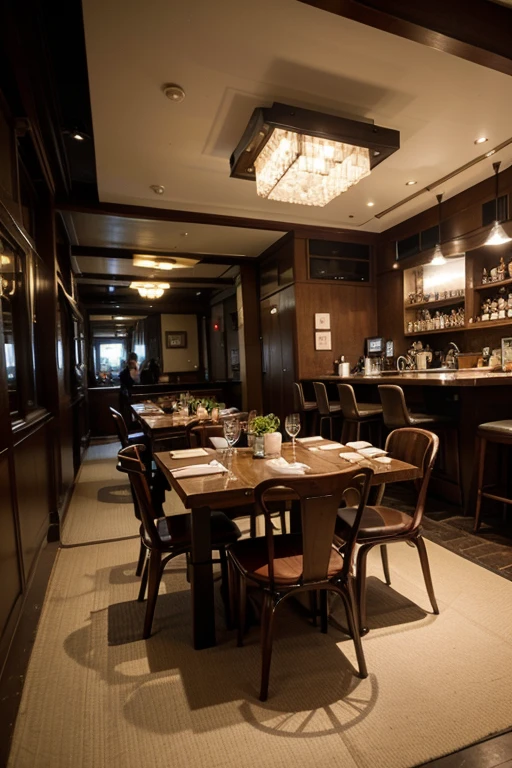 five star restaurants with japanese theme, located in the center of the city, building photo, super expensive,