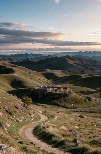 The beauty of the mountain steppes