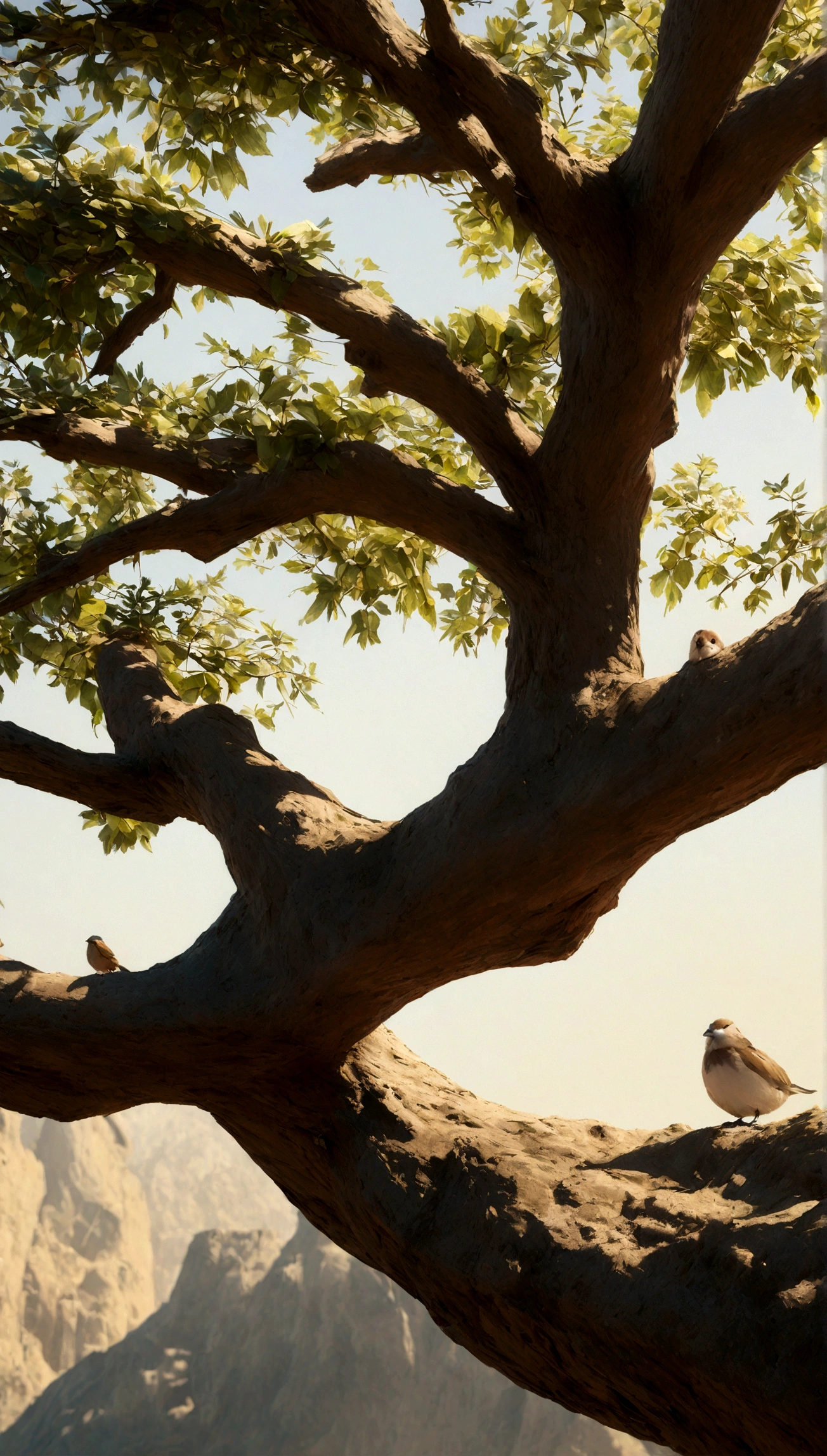 The Forbes Diamond Bird in the Tree is the protagonist of a natural and realistic rendering, fotorrealista altamente detalhado, Render the background, Arte conceptual fotorrealista, hyperreal rendering, red realistic 3 d render, Bird Society, photorealistic image, fotorrealista altamente detalhado, hyper realistic detailed rendering, Realistic detailed images, super detailed render, high quality rendering