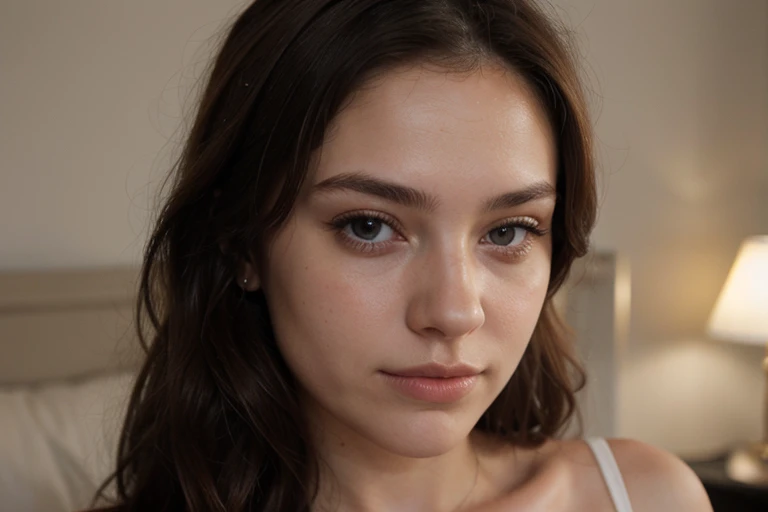 Realistic, visage parfait, femme de 20ans, cheveux_brune, cheveux_tres long