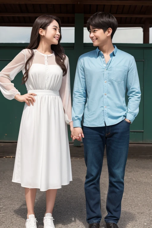 Male and female couple images