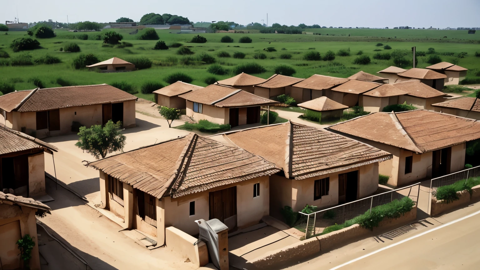 heavily-guarded, an enemy base, where criminals live together, Village, person