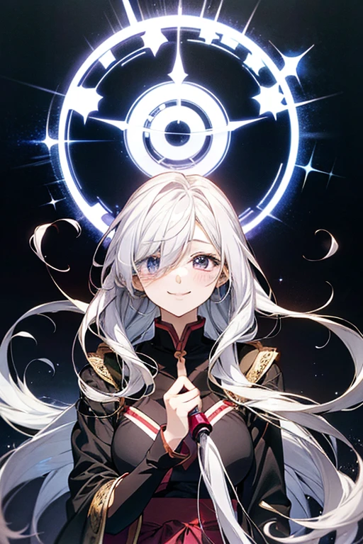 anime girl, (Big smile), (whole body), (Long white hair), (Hair in one eye:1.2),Enchanting anime girl, Best anime 4K, wallpapers, Attractive anime girl, 4k anime wallpaper, 4K Manga Wallpaper, Detailed digital anime art, Anime Best Girls, Beautiful Anime Girls, Detailed anime artwork, Beautiful and attractive anime women