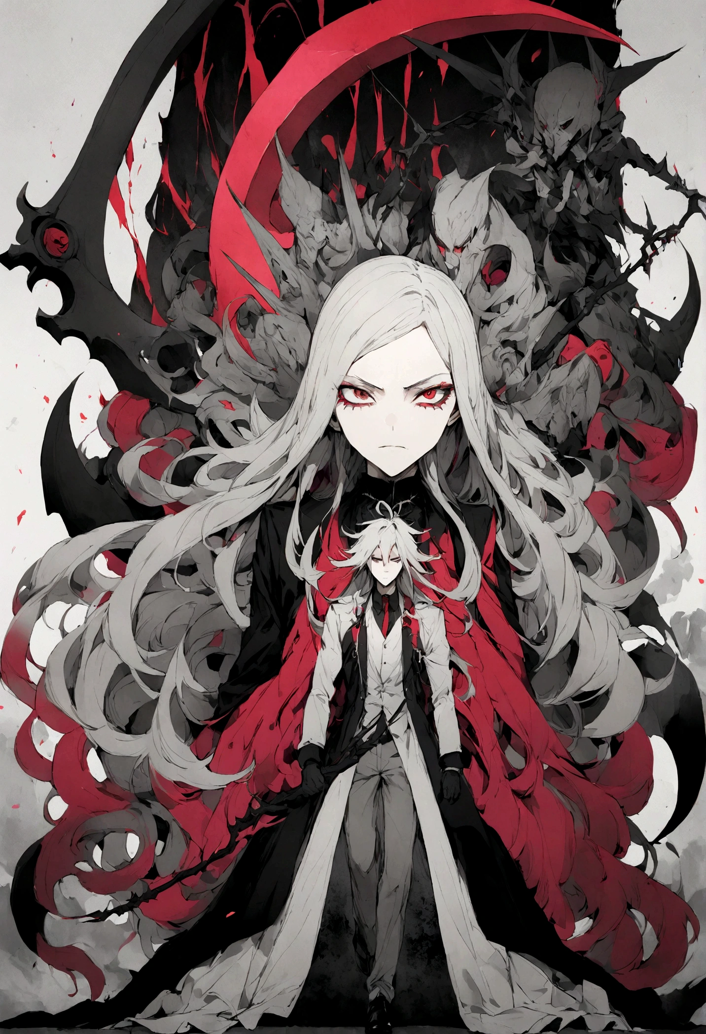 long haired guy, Secret Two Tone, Madness, Scythe,